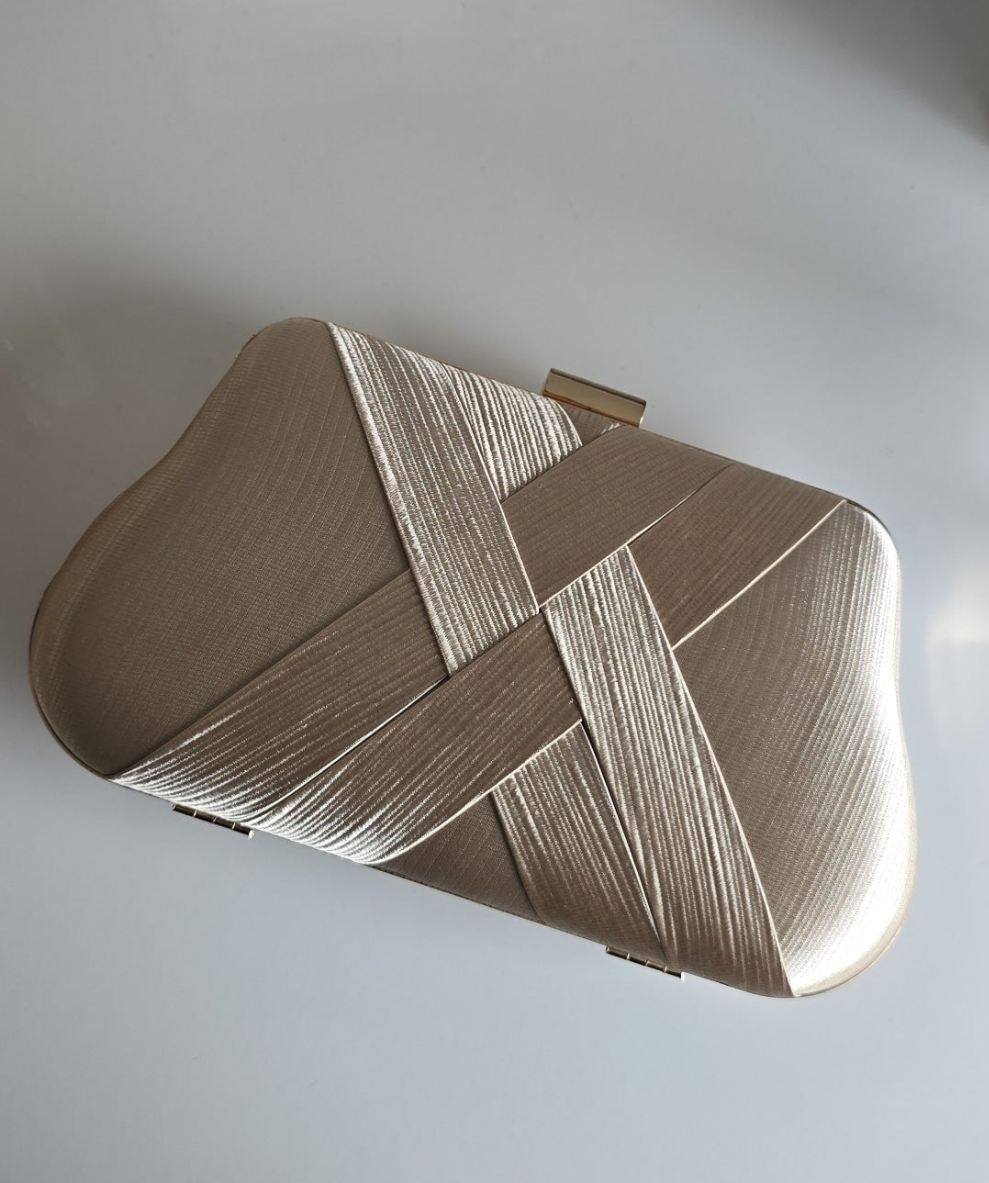 Light Gold clutch Bag