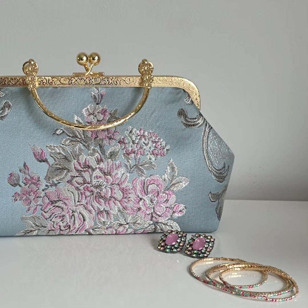 Vintage pattern clutch Bag