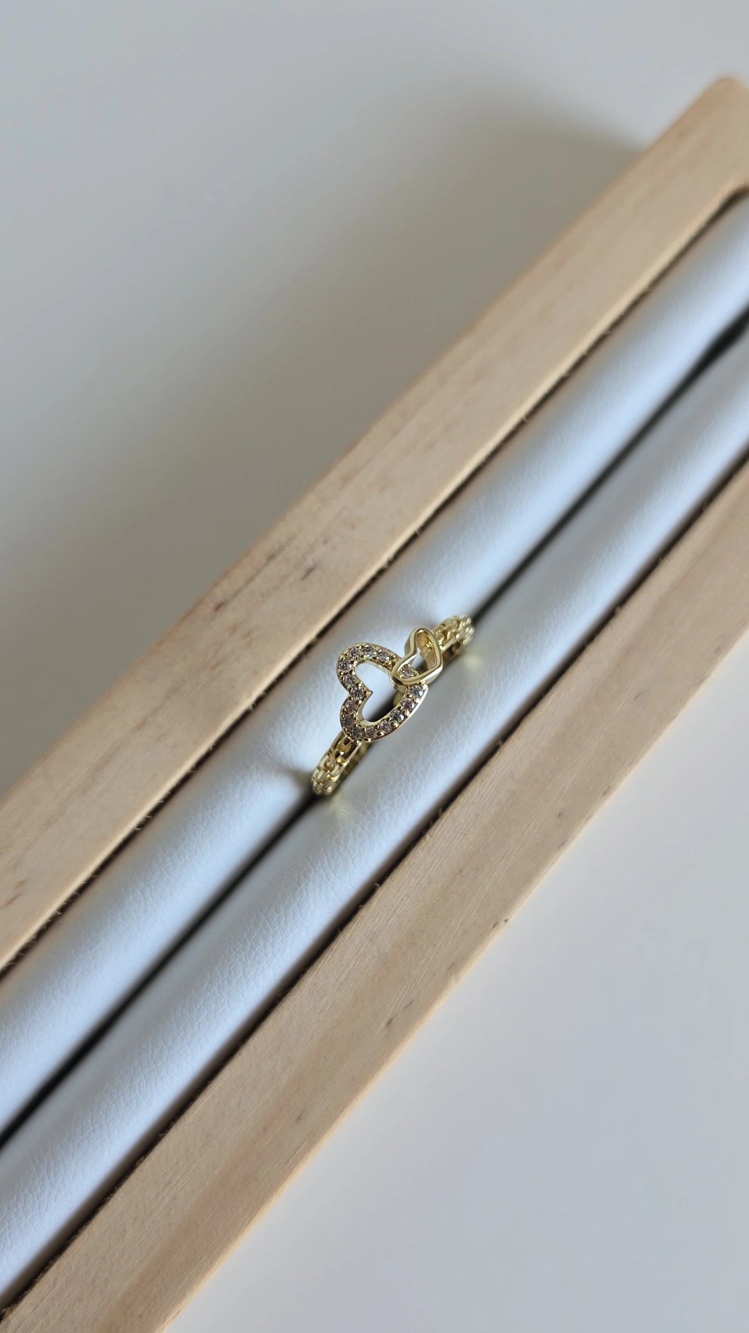 Double heart ring