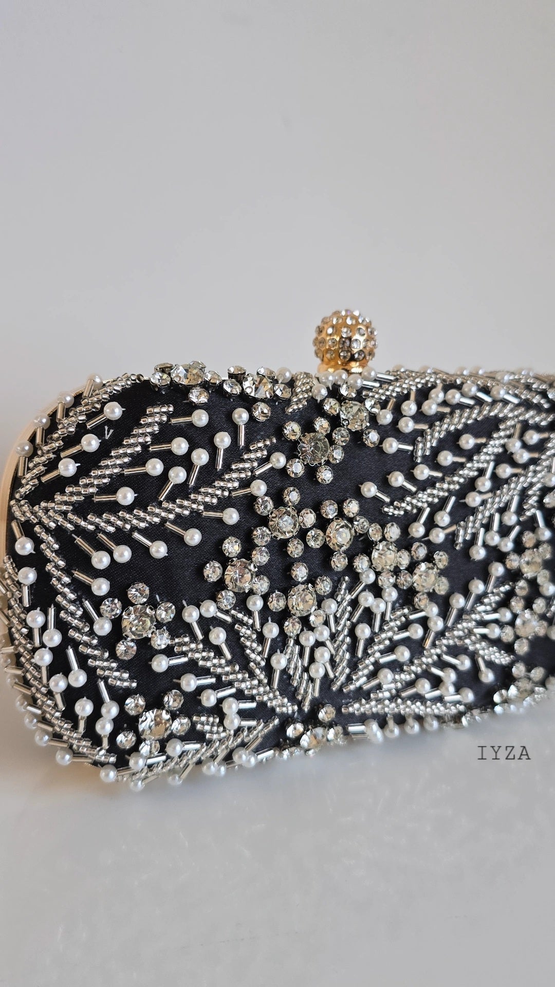 Flower Beaded clutch Bag