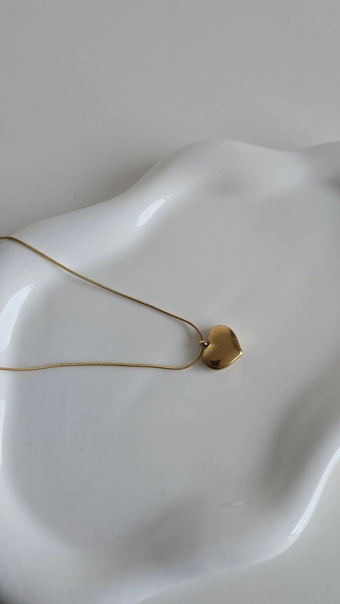 Personalised Gold plated Heart Necklace