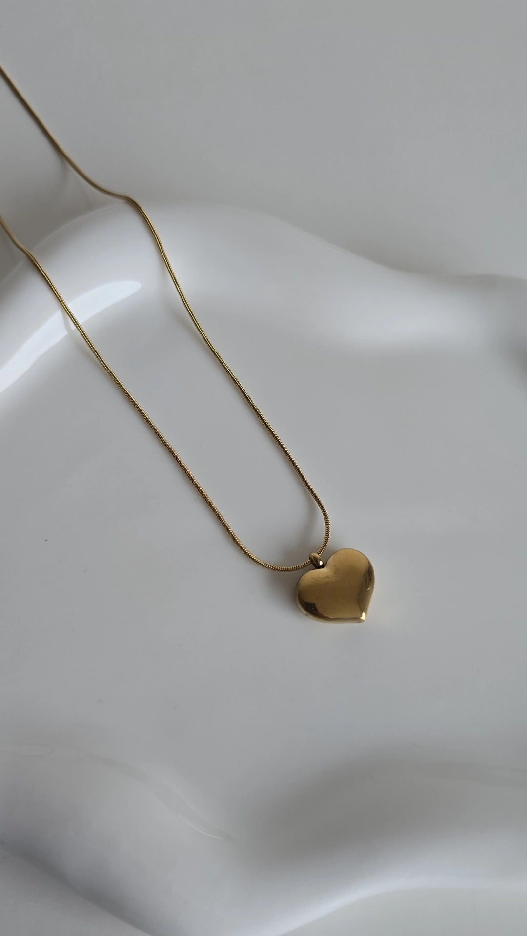 Personalised Gold plated Heart Necklace