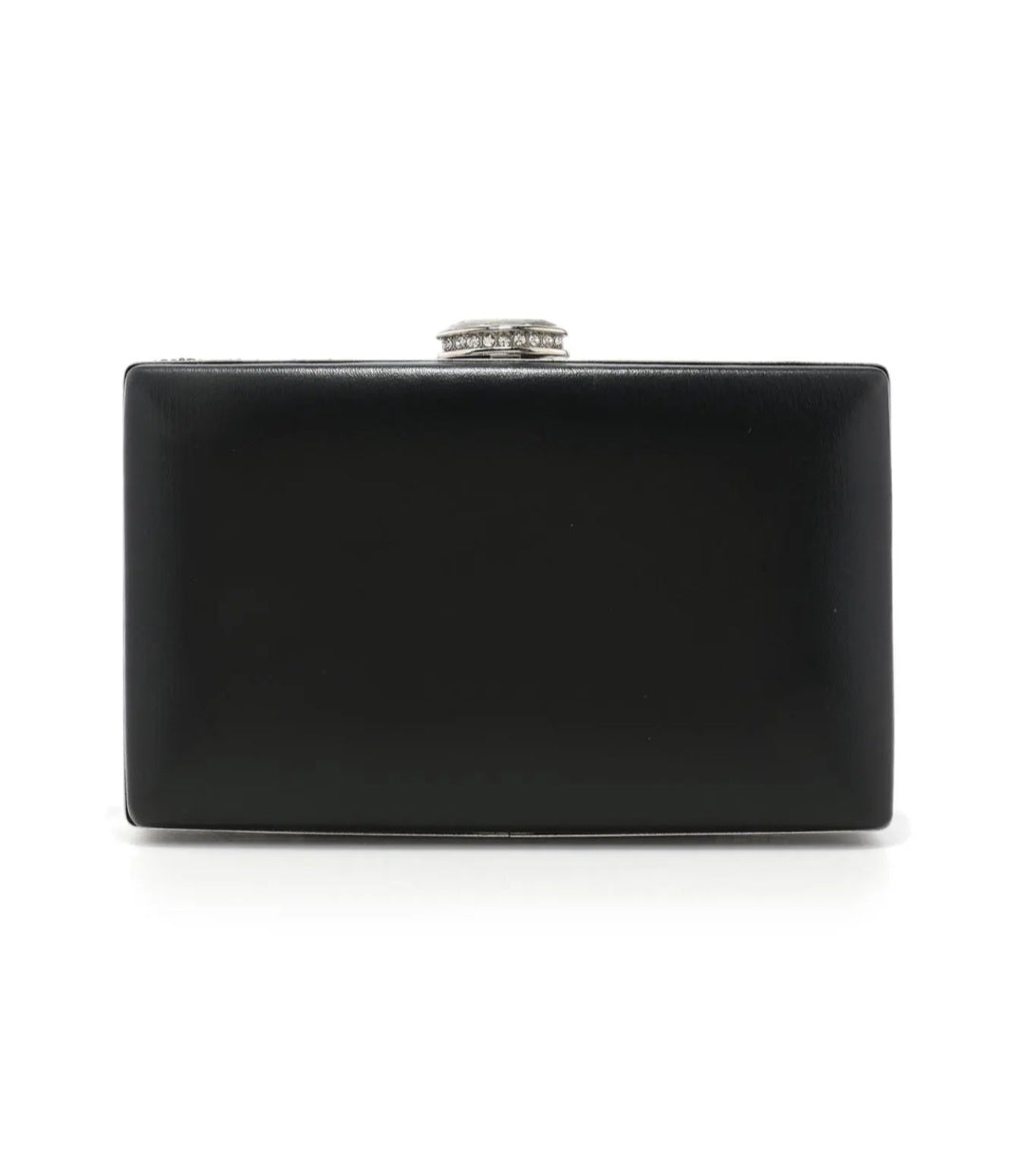 Beaded black and white clutch Bag