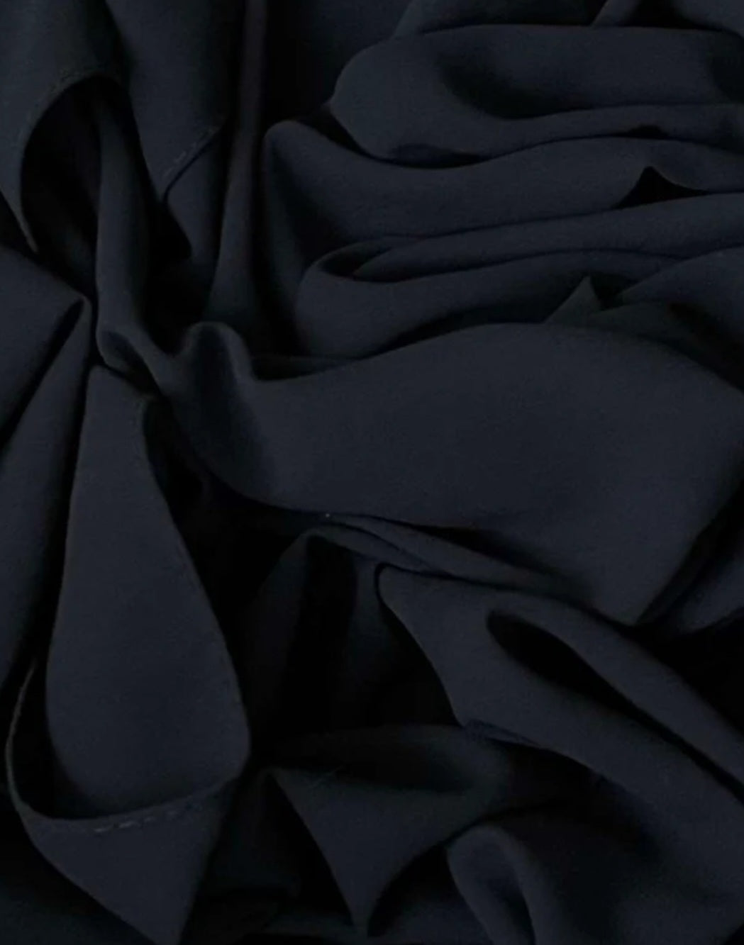 Premium Black Chiffon