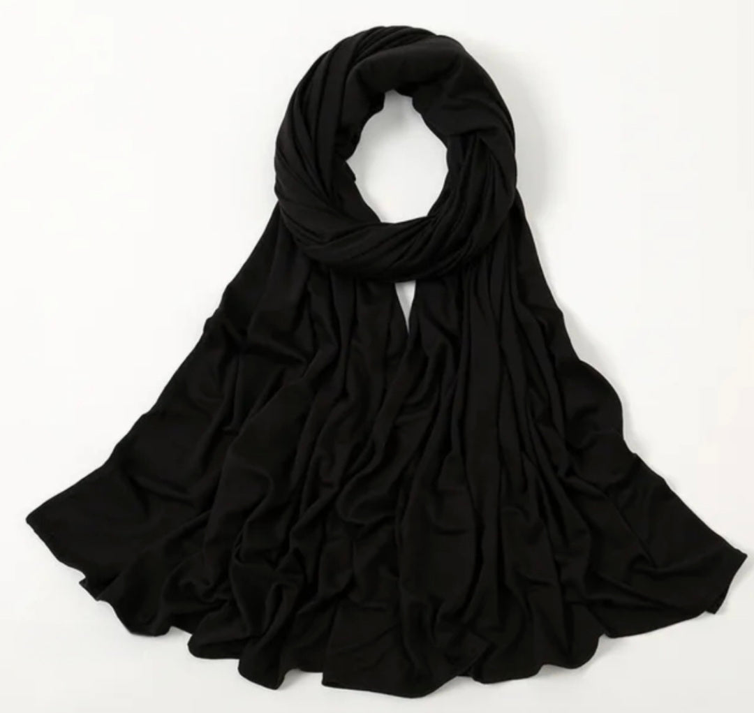 Black Jersey Hijab