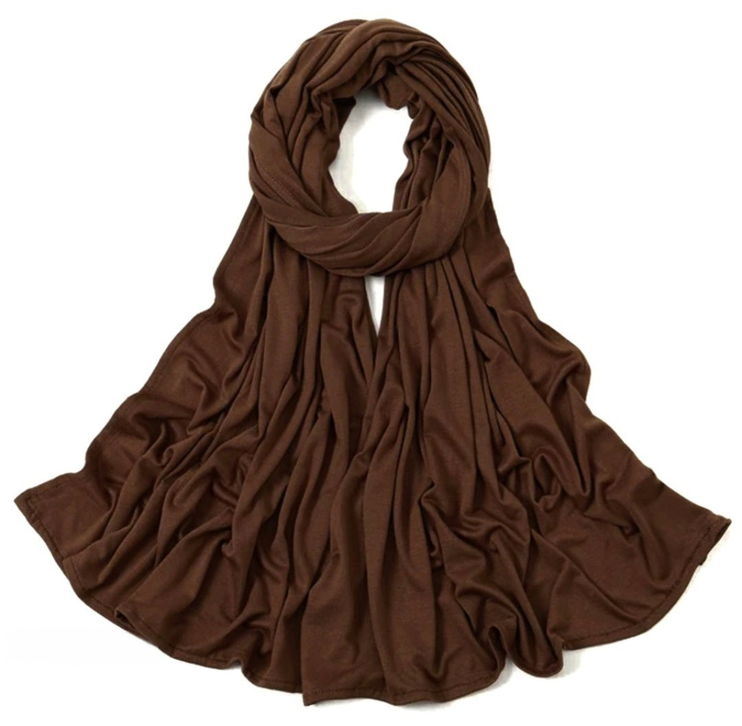 Brown Premium Jersey Hijab
