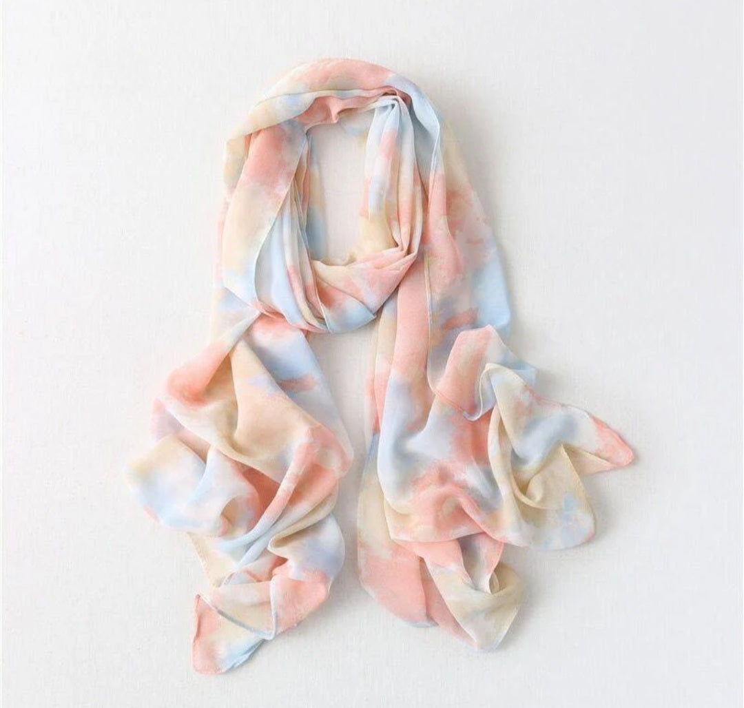 Sandy tones Tie Dye hijab