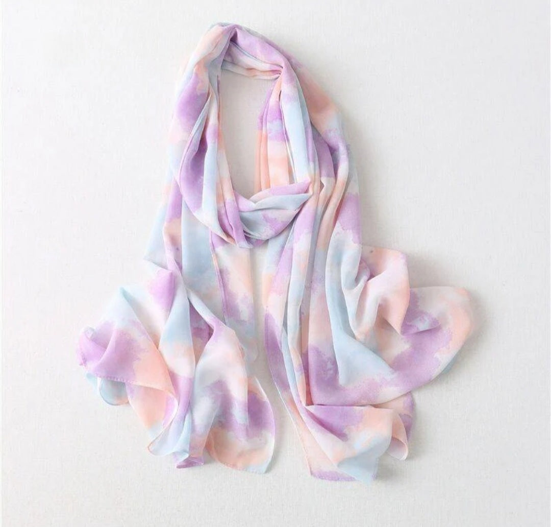 Bubblegum Tie Dye hijab