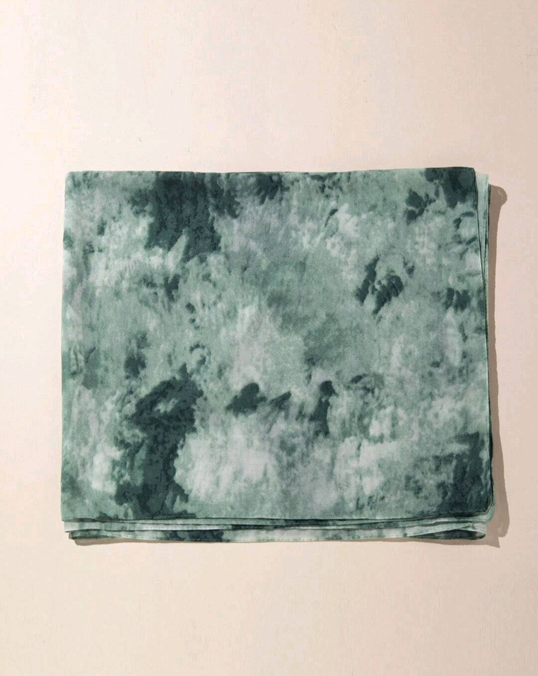 Teal Green Tie Dye hijab