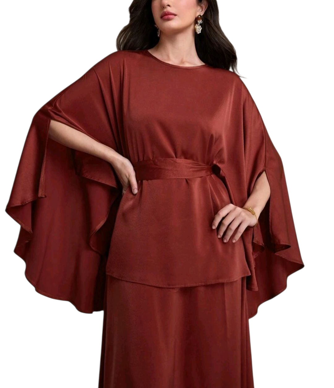 Cape-style Dress