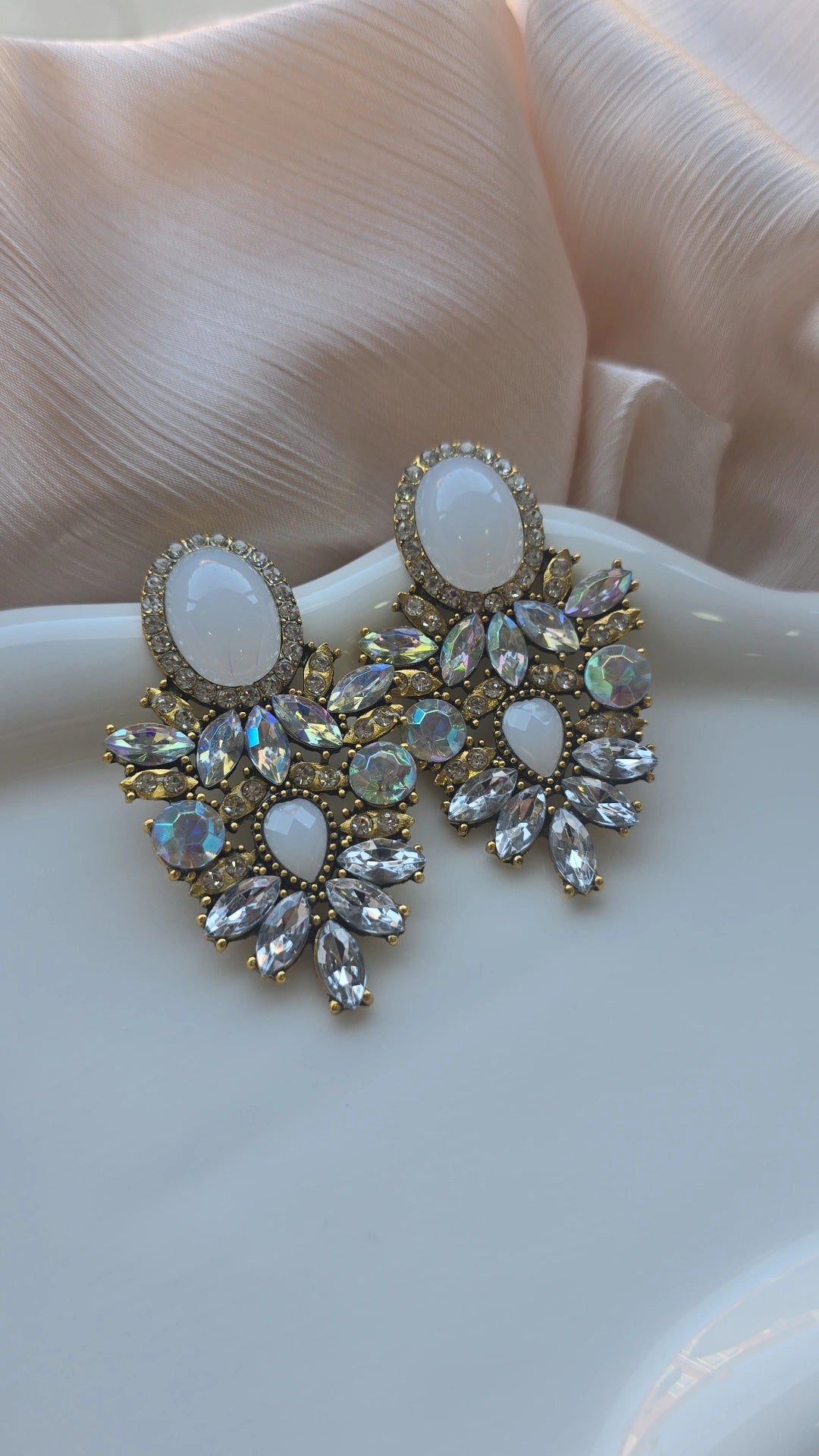 Gemstone drop Earrings