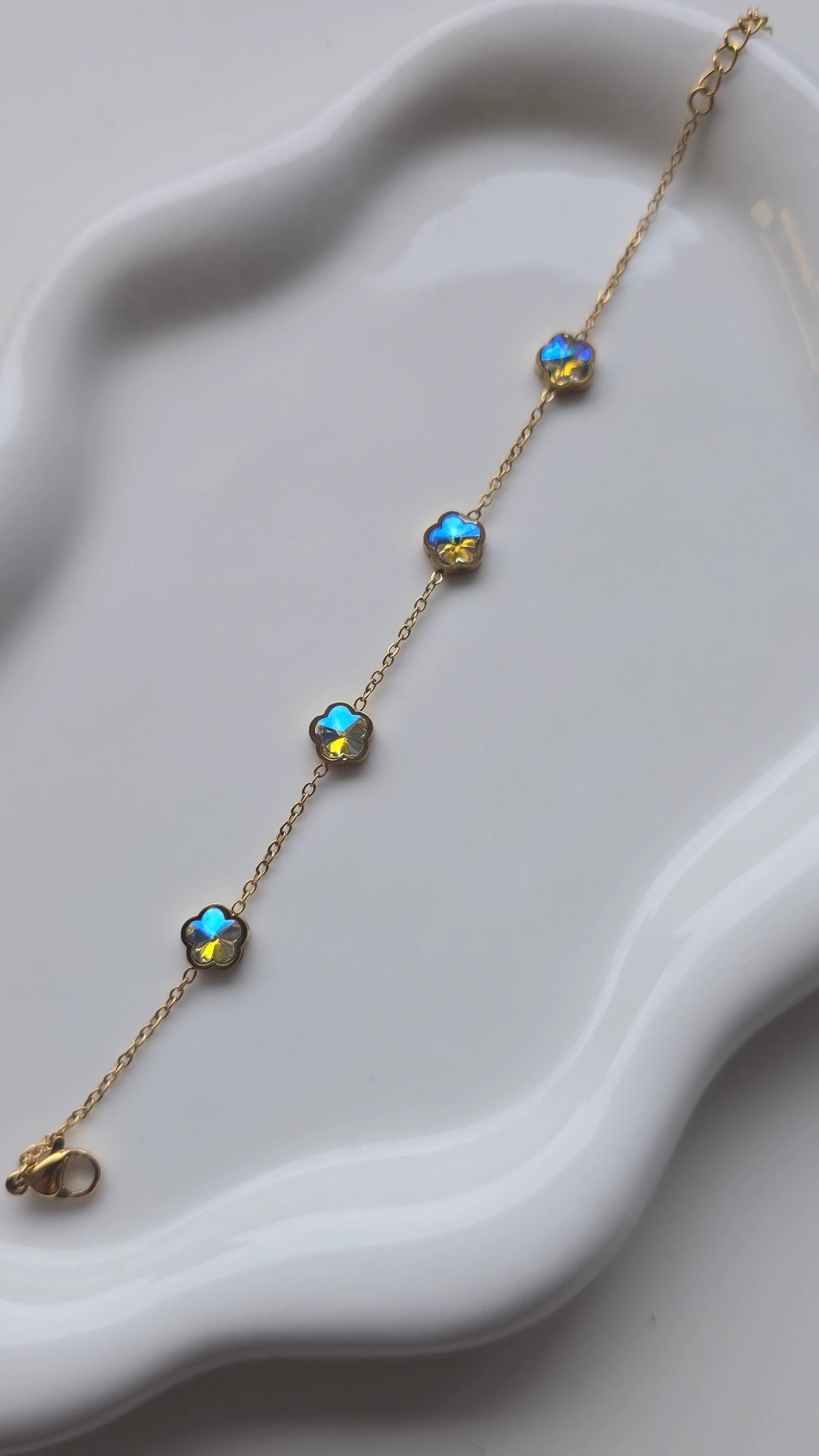 Rainbow flower Bracelet