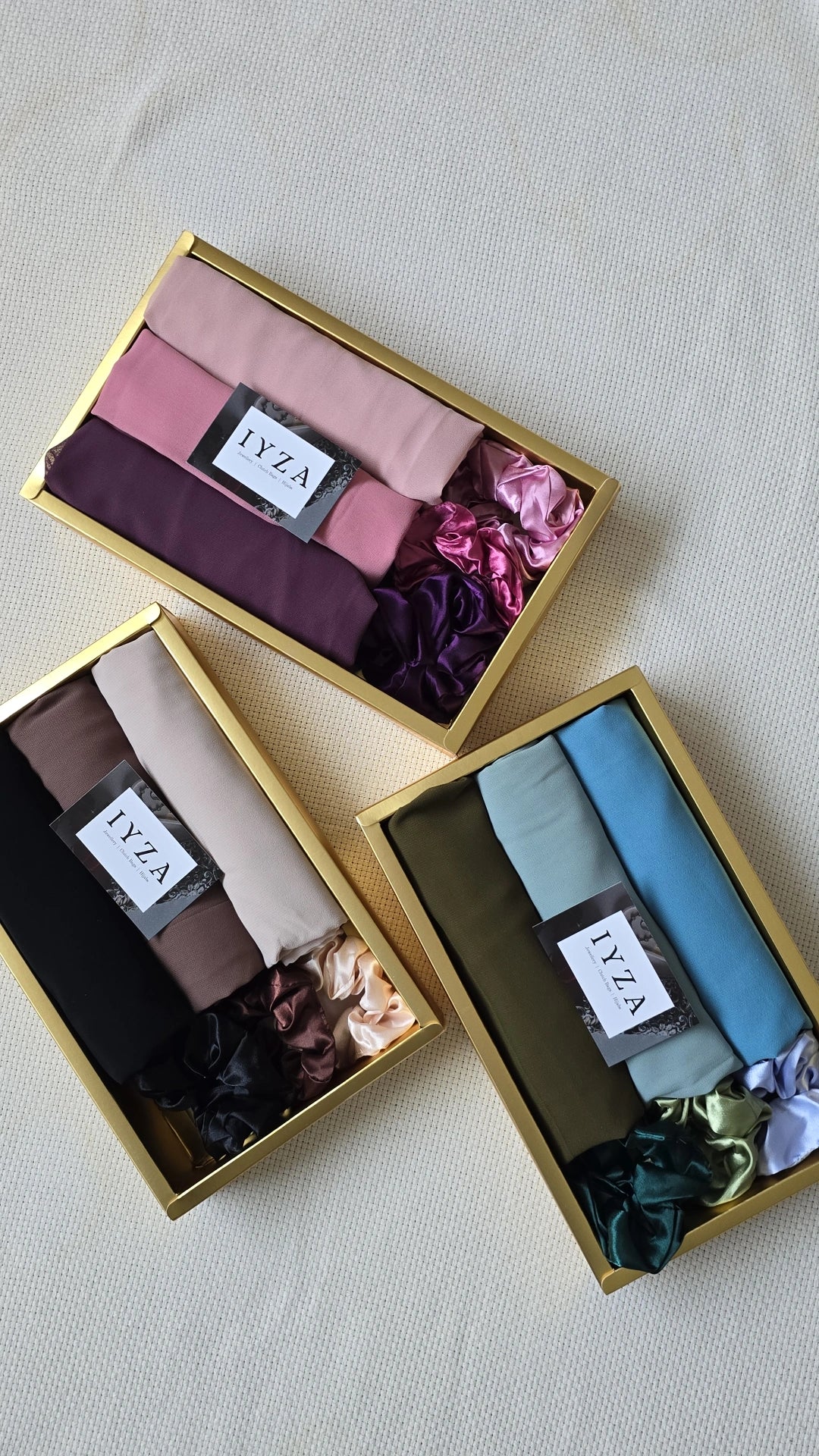 3 Hijab gift boxes