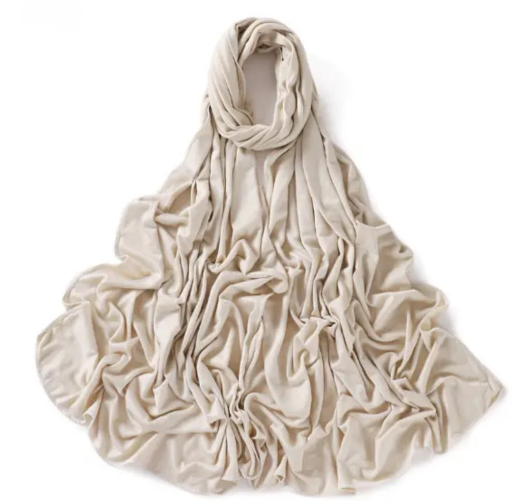 Champagne Jersey Hijab