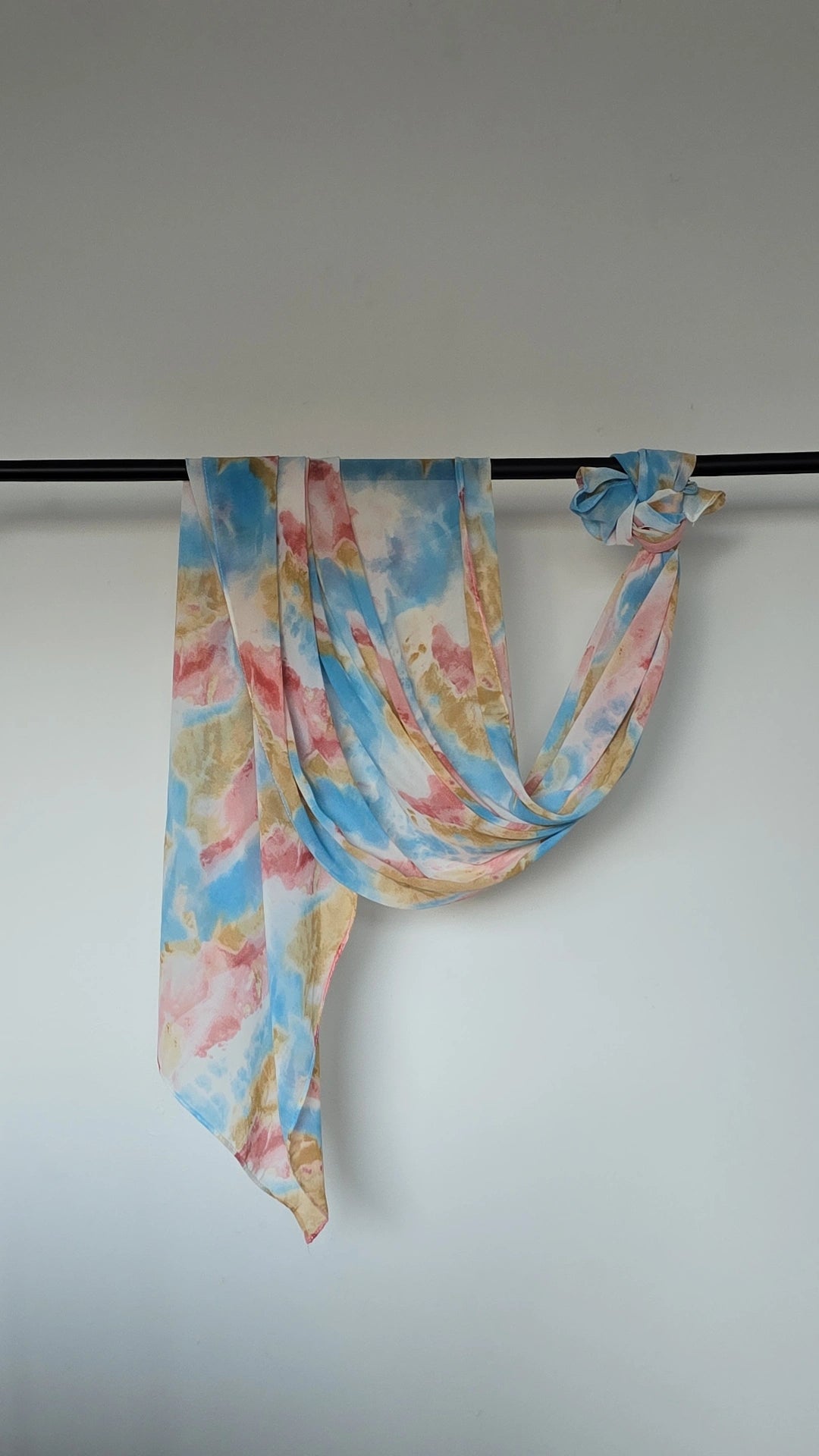Midnight Tie Dye hijab