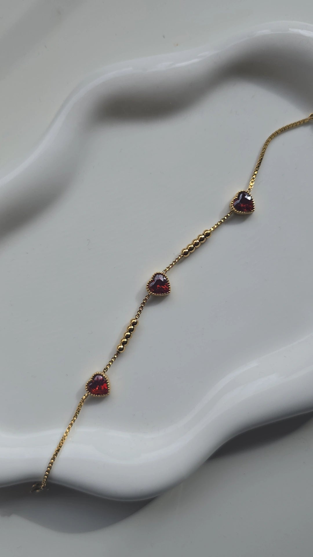 Red Heart Bracelet