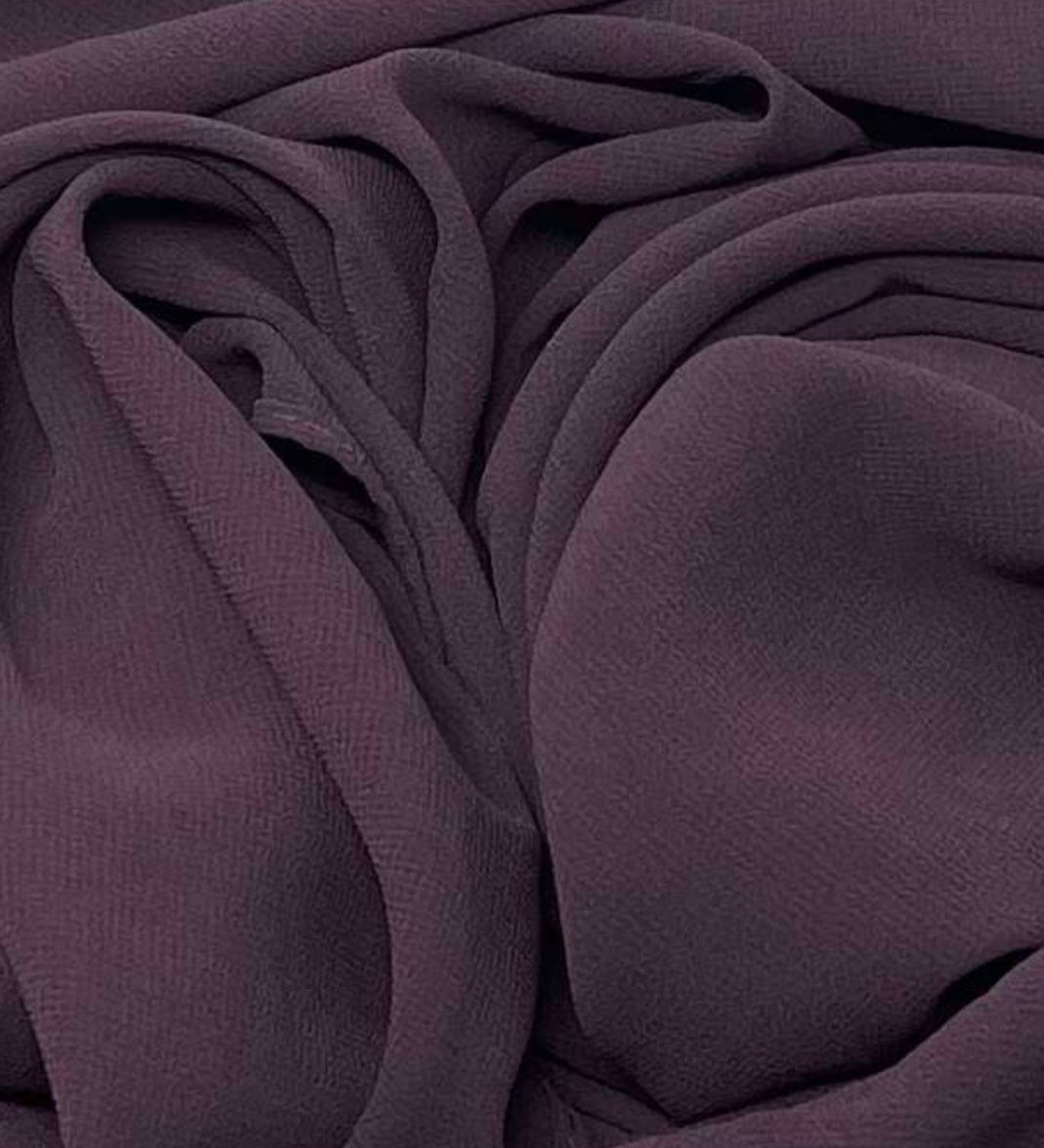 Premium Mauve Chiffon