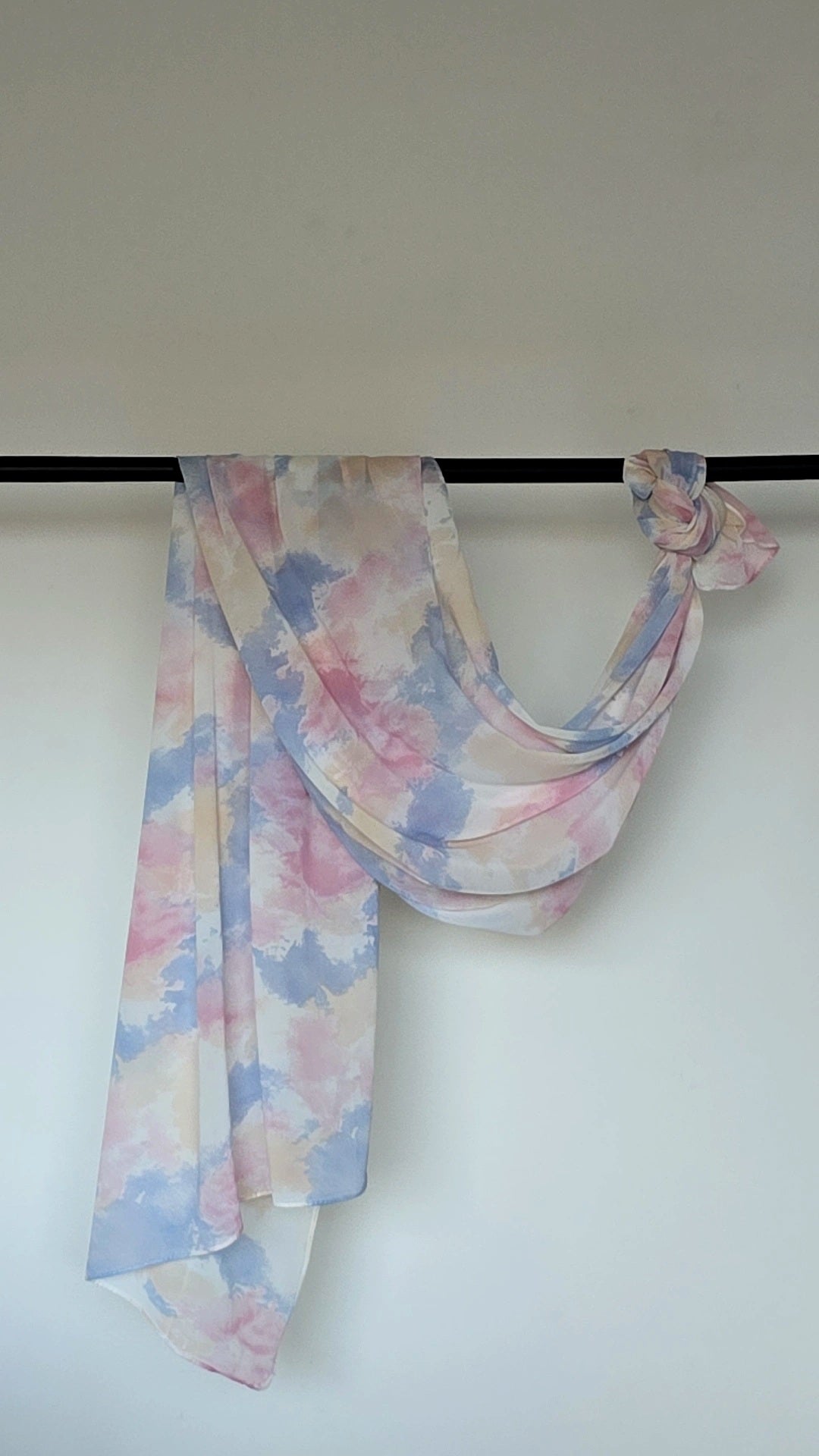 Pink Cloud Tie Dye hijab