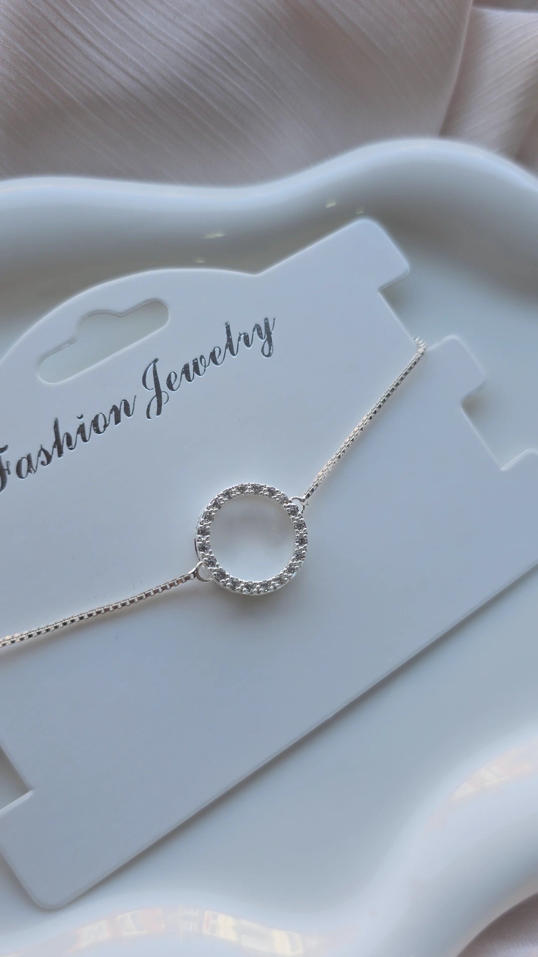 Silver Halo Bracelet