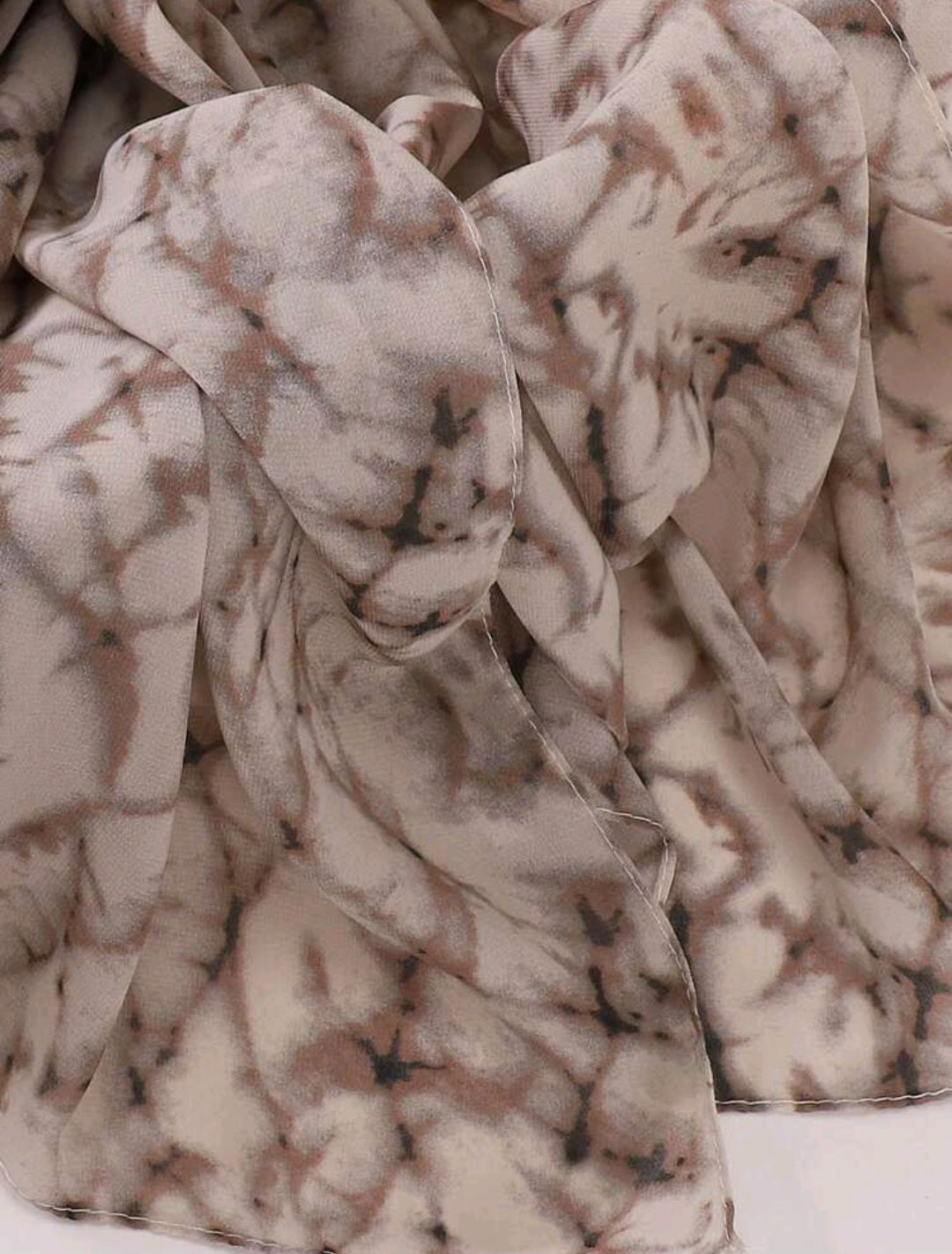 Midnight grey Tie Dye hijab