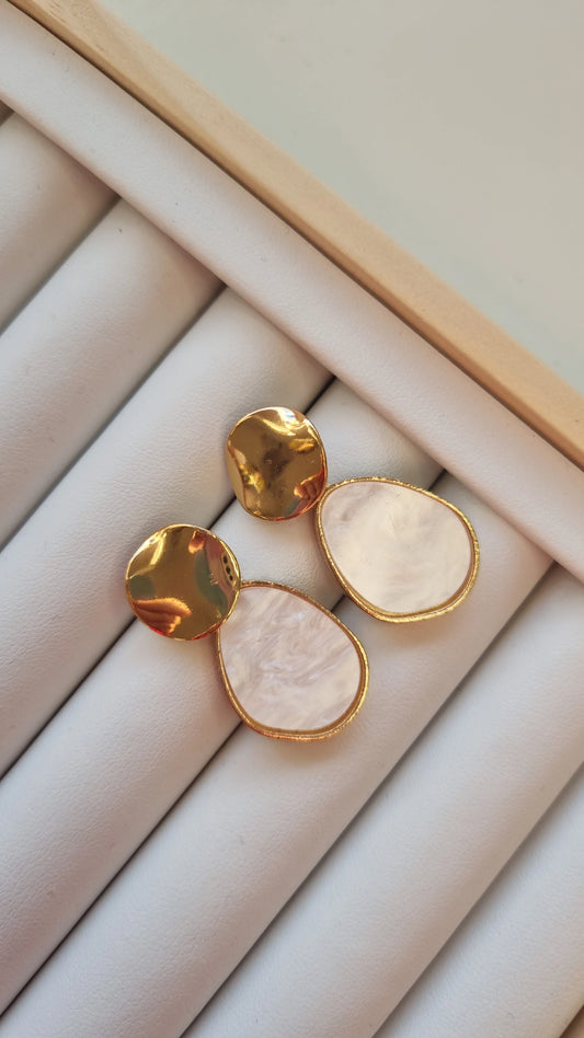 Marble drop Earrings