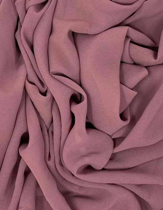 Premium Rosewood Chiffon