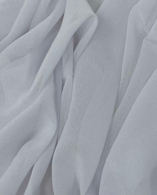 Premium White Chiffon