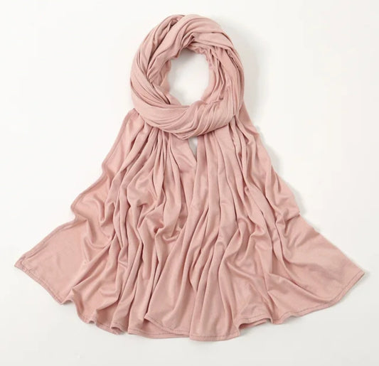 Baby Pink Jersey Hijab