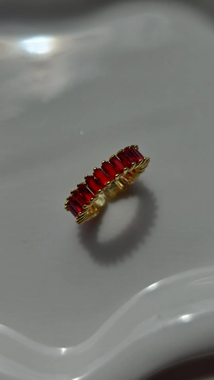 Red Cuff Ring
