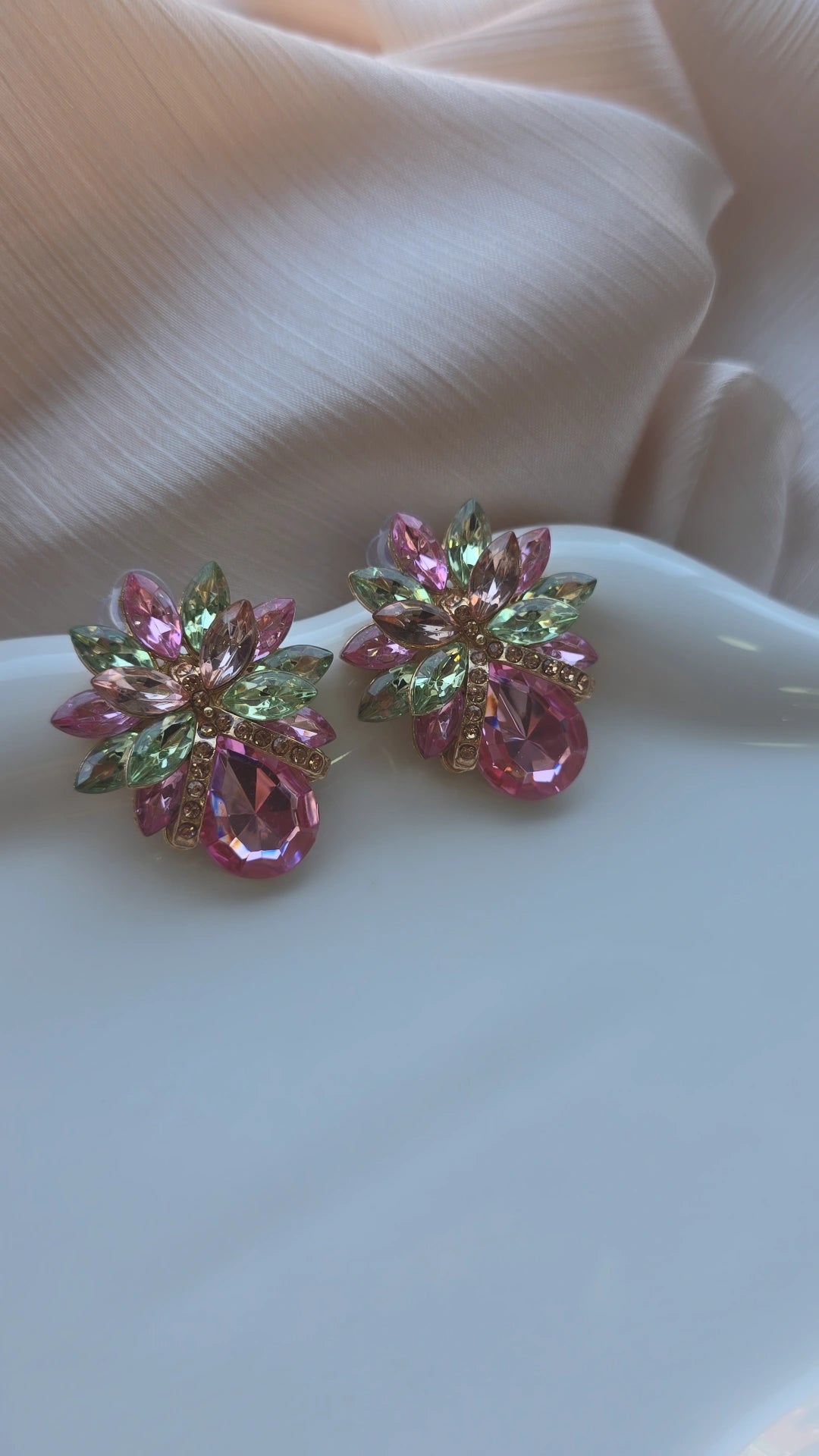 Tear drop pastel Earrings