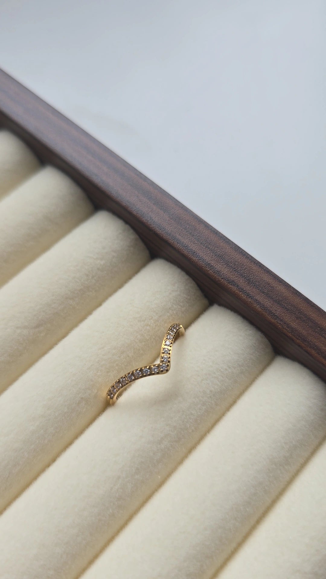 Wishbone Ring 18k Gold plated /Stainless Steel (Copy)