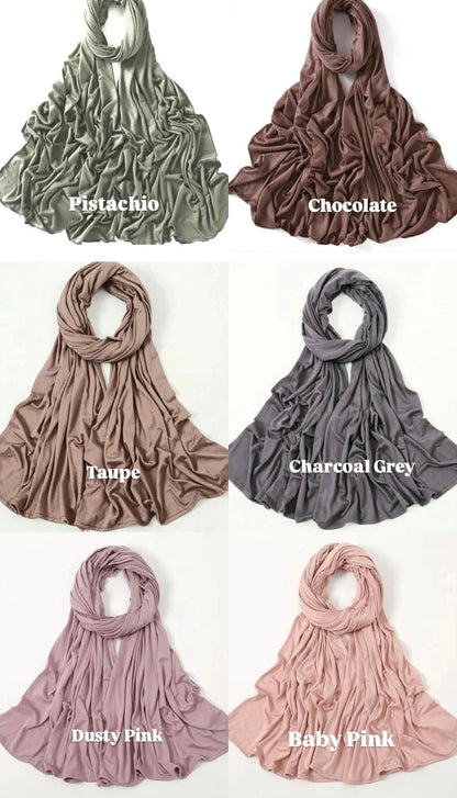 2 Premium Jersey Hijab gift boxes with 2 hijab magnets