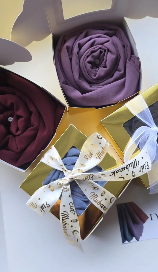 Single Hijab Favour Boxes