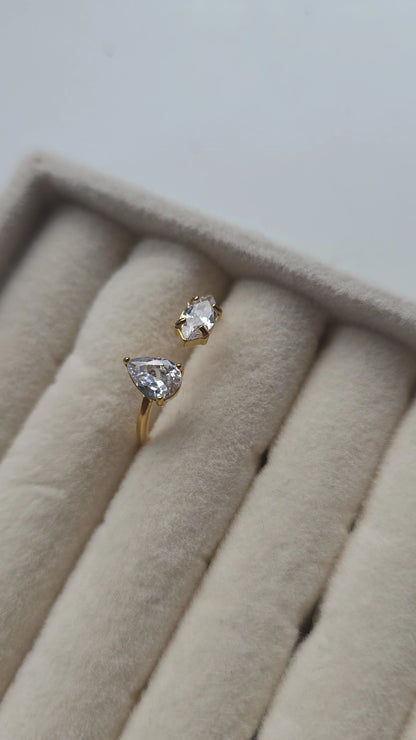 Double stone Ring