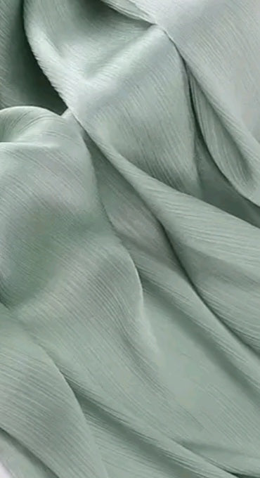 Aero satin crinkle hijab