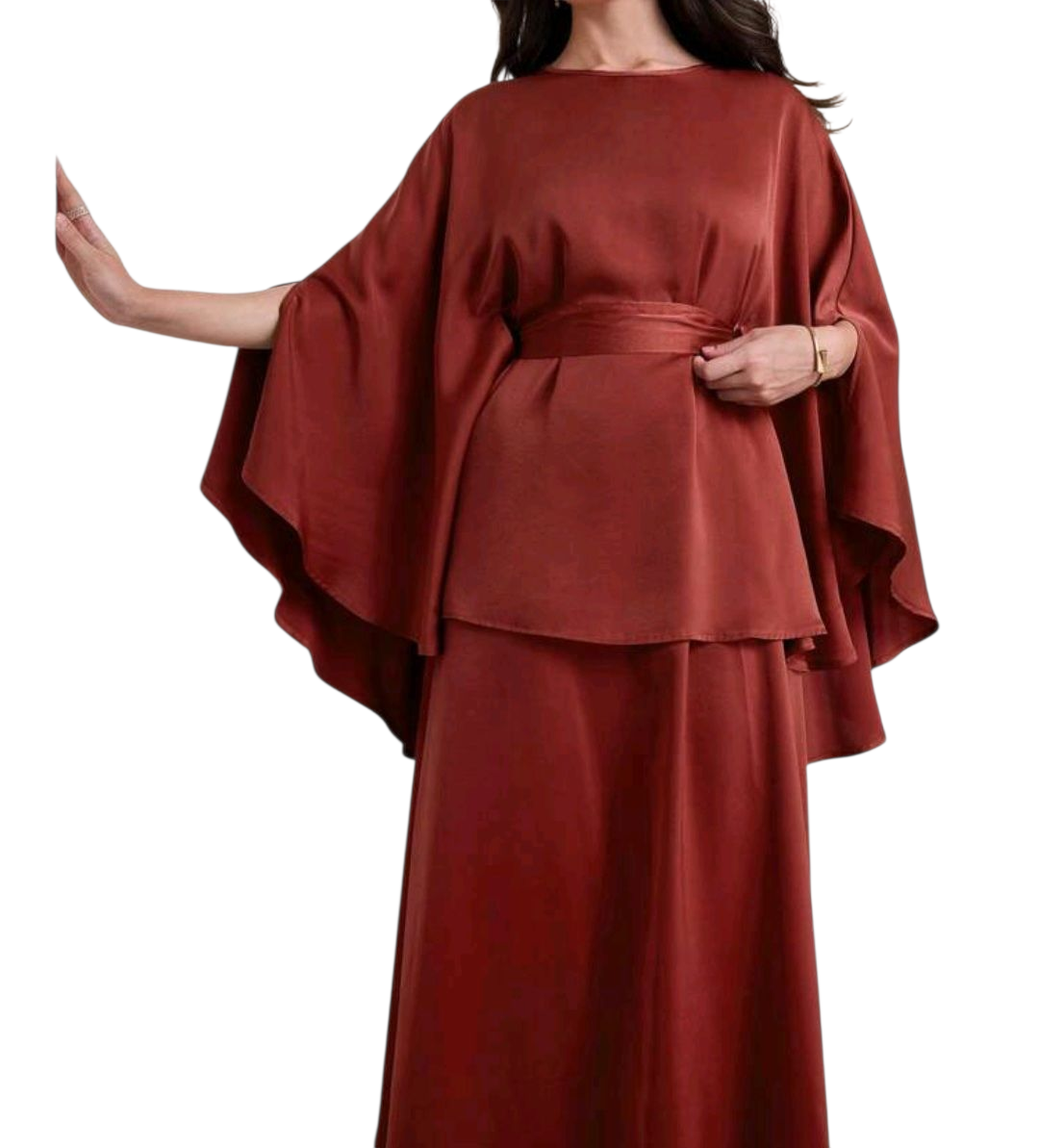 Cape-style Dress