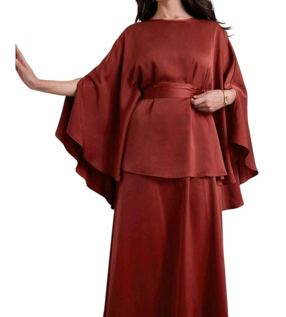 Cape-style Dress