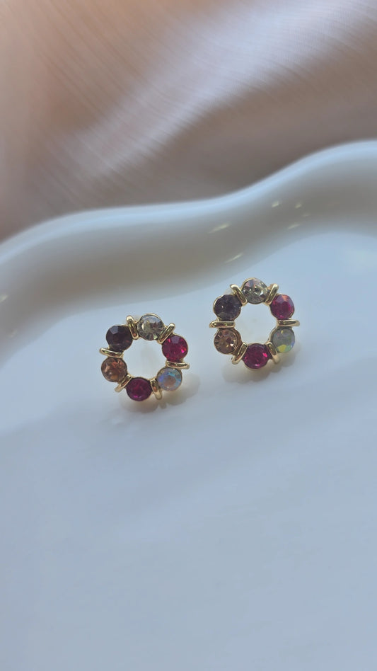 Halo Stud Earrings