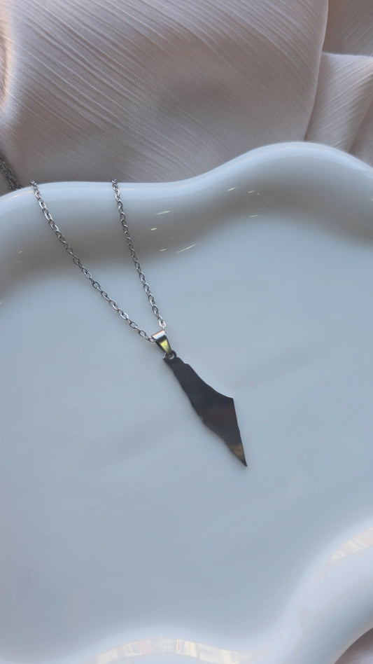 Palestine Silver Necklace