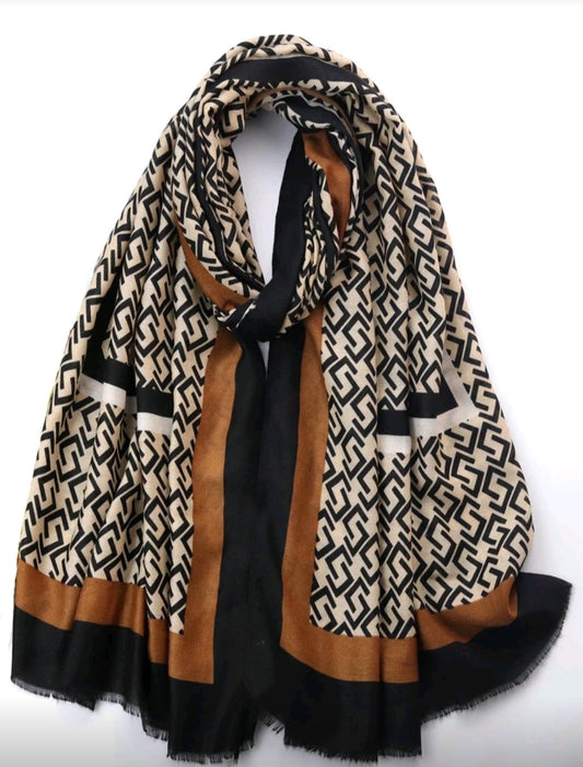 Geometric pattern Scarf