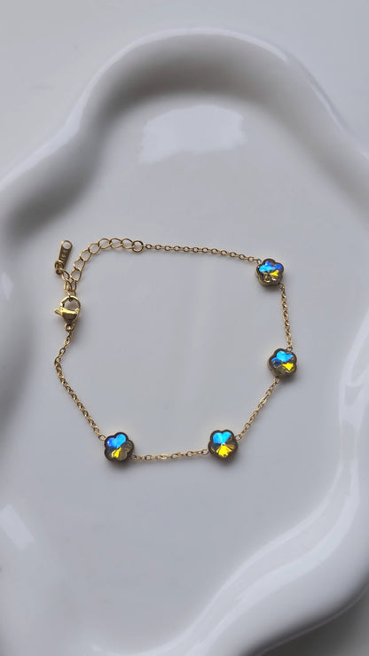 Rainbow flower Bracelet
