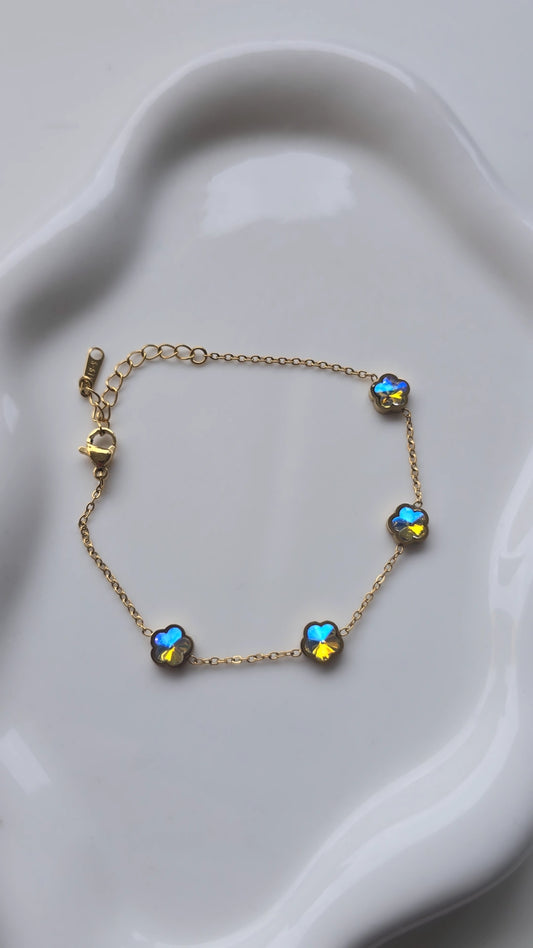 Rainbow flower Bracelet