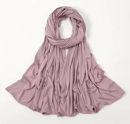 Dusty Pink Jersey Hijab