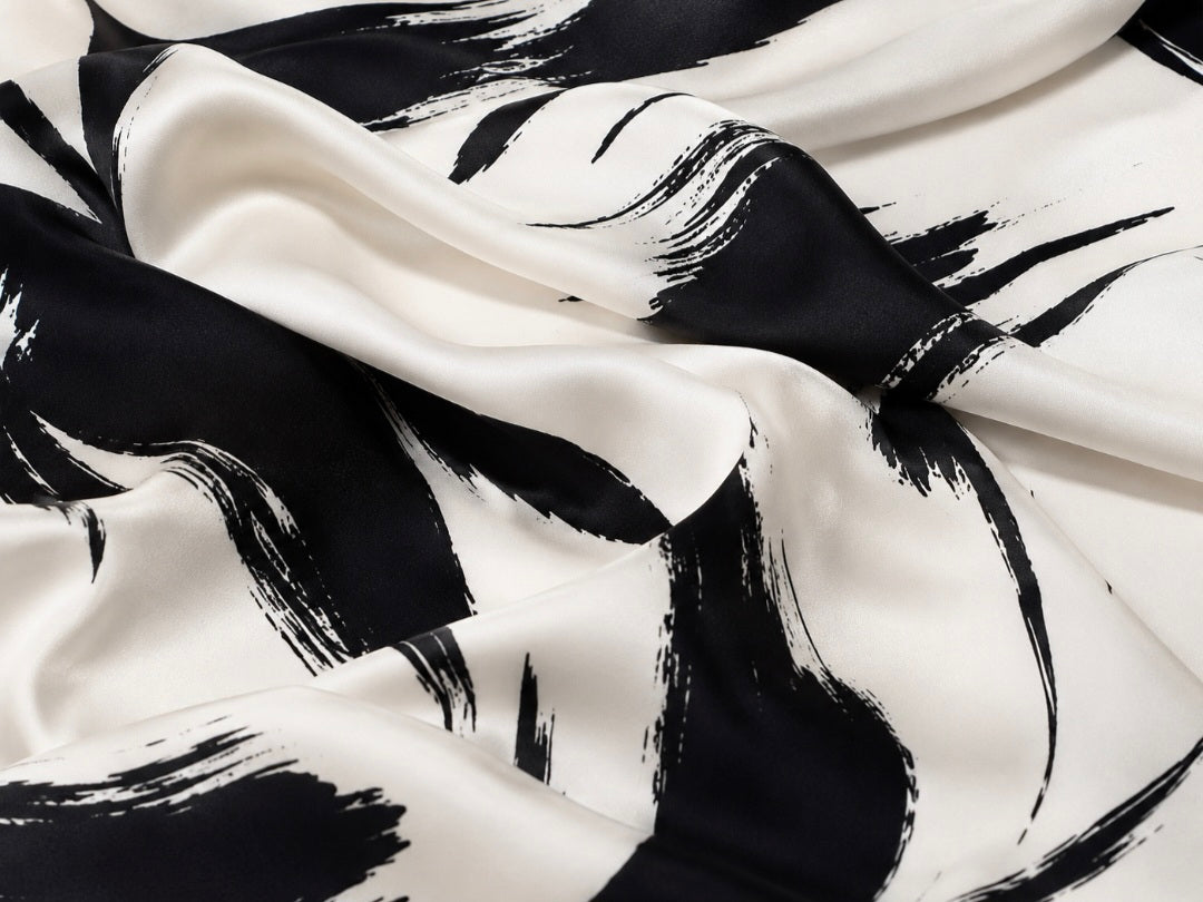 Black and white Hijab
