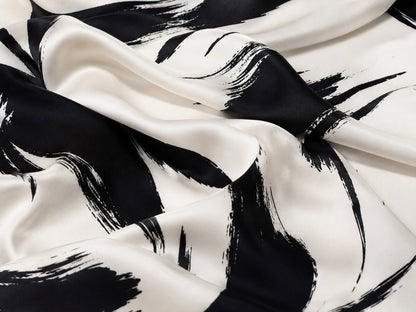 Black and white Hijab