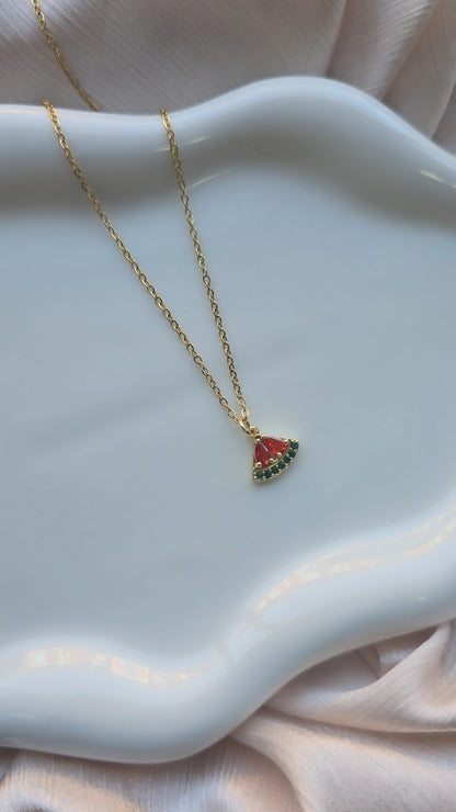 Watermelon Necklace
