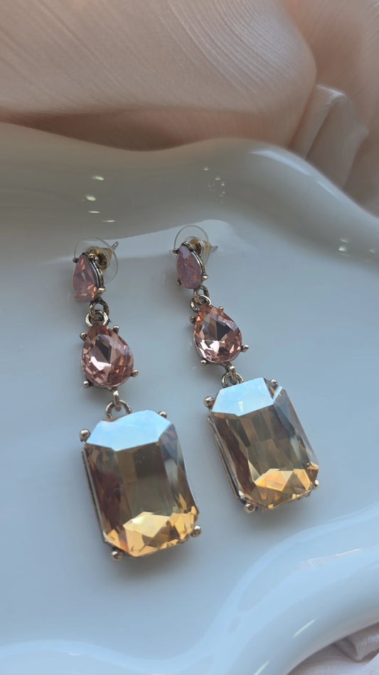 Square drop Earrings