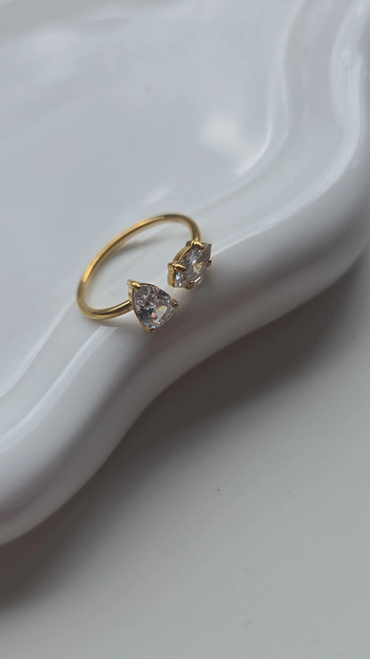 Double stone Ring