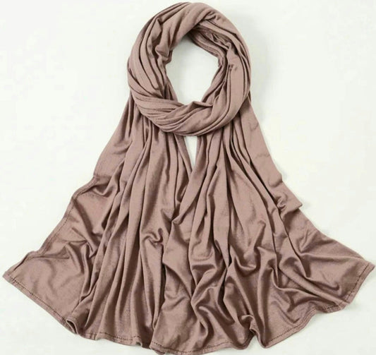 Taupe Jersey Hijab