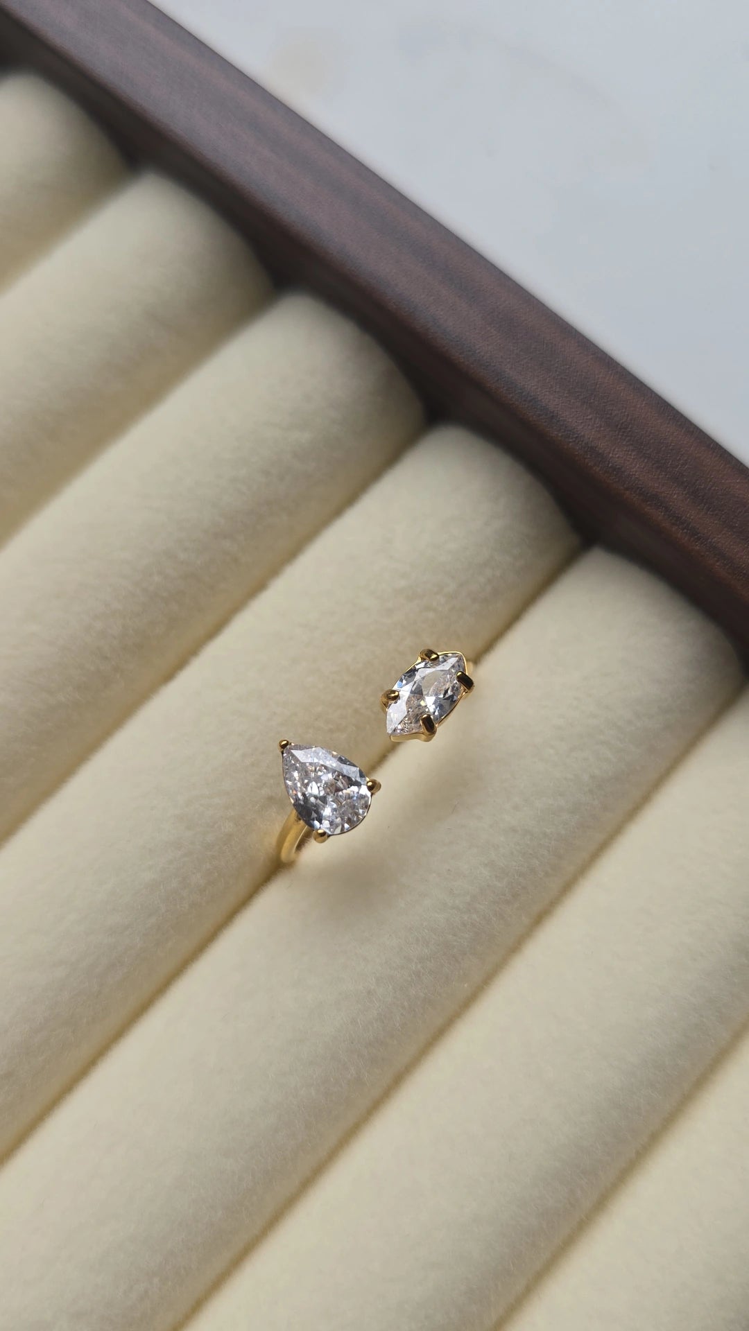 Double stone Ring